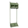Børnegarderobe BST Kombination A, Startsektion 2 pladser B 600 mm, grøn