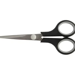 Børnesaks softgrip længde 14 cm | sort