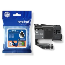 Brother LC521BK, Blækpatron, Sort - Til DCP-J1310DW