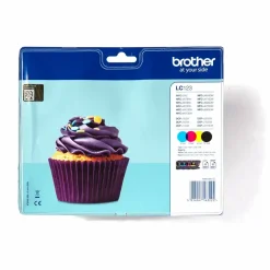 Brother LC123, Blækpatroner, Farvet & Sort, Multipack, 600 sider