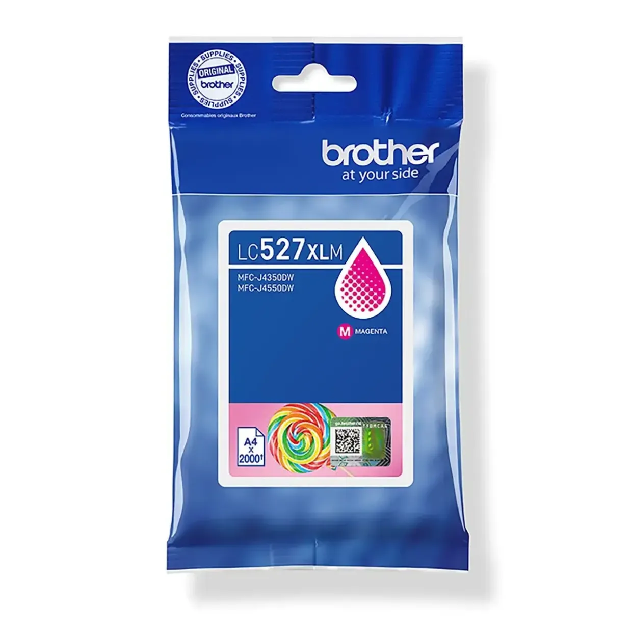 Brother LC527XLM, Magenta, 2000 sider