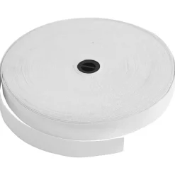 Bukseelastik - Elastikbånd 20 mm - Hvid - 25 meter