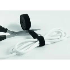Burretape selvklæbende sort bredde 2 cm - 1 meter