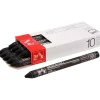Caran d Ache Neocolor 1 farvekridt sort - 10 stk.