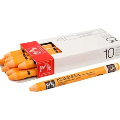 Caran d'Ache - Neocolor II tykkelse 8 mm L: 10 cm orange (030) - 10stk.