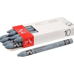 Caran d'Ache Neocolor I - tykkelse 8 mm L: 10 cm grey (005) grå -10stk.
