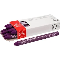 Caran d'Ache - Neocolor I tykkelse 8 mm L: 10 cm lilac (110) lilla - 10stk.