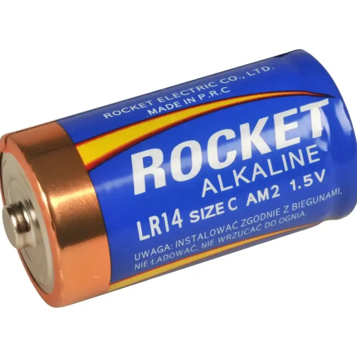 C Batteri Rocket Alkaline LR14 1,5 volt - 2 stk