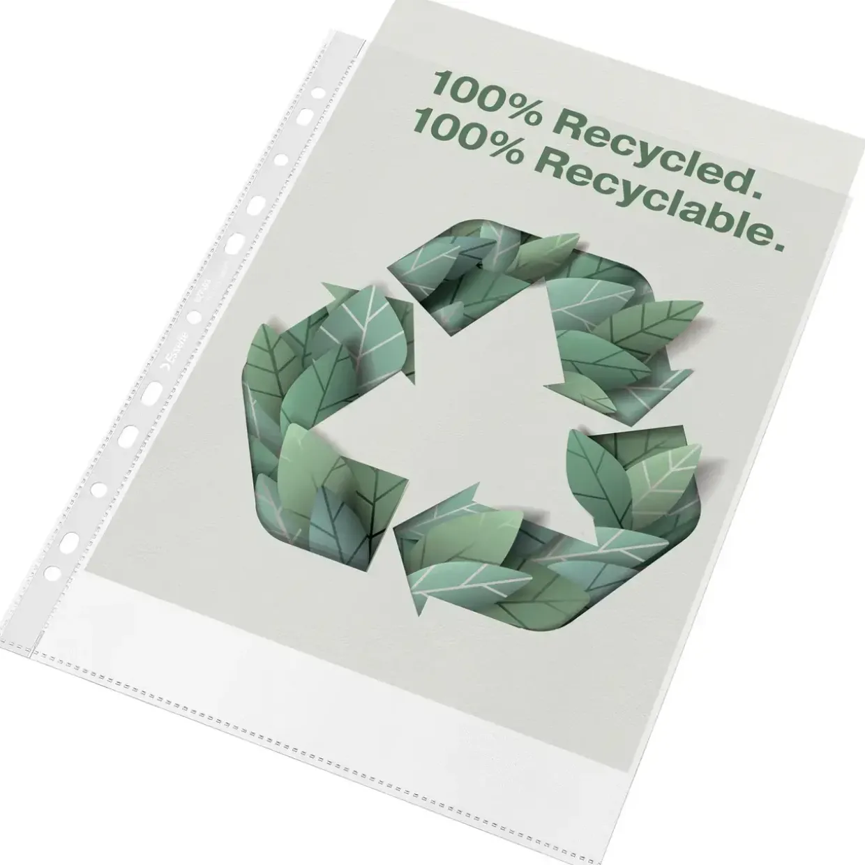 Charteck A4 Esselte recycled 70my - 100 stk