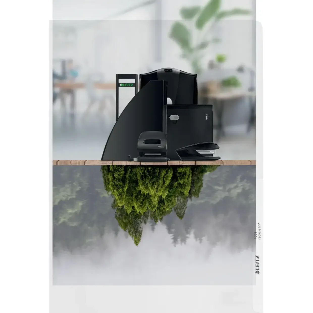Chartek A4 - Leitz Recycle 130 my med præg - 100 stk i æske