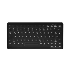 Cherry Active Key Hygiene Backlit Mini Notebook trådløs USB, Black