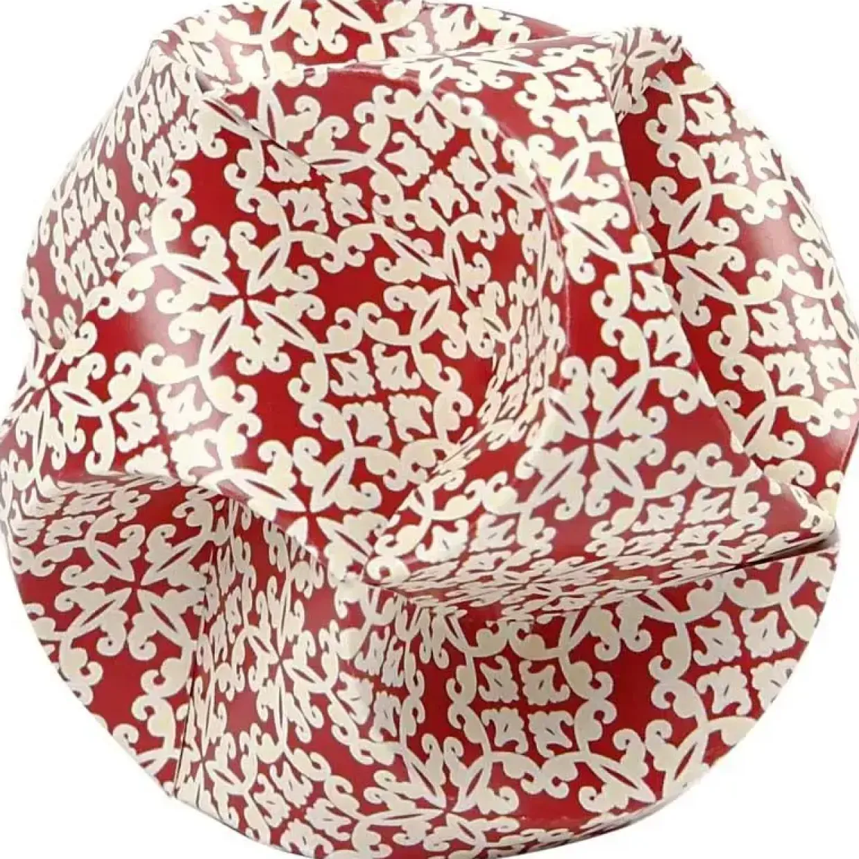 Click ornamenter - Copenhagen - Rød - Ø5 cm - 9 stk