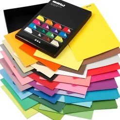 Color Bar rivekarton A4 21 x 30 cm 250 gram ass. farver ensfarvet karton - 160 ass. ark