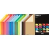 Color Bar rivepapir, A4 21x30 cm, 100 g, ass. farver, ensfarvet papir, 160ass. ark