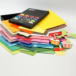 Color Bar rivepapir, A4 21x30 cm, 100 g, ass. farver, ensfarvet papir, 160ass. ark