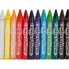 Colortime farvekridt - 11 mm tykkelse - 10 cm lange - 12 stk. i assorteret farver