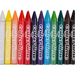 Colortime farvekridt, tykkelse 11 mm, L: 10 cm, 5x48ass.