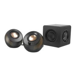 Computerhøjtalere - Creative Pebble X Plus - 2.1 USB-C, RGB, Subwoofer - Sort