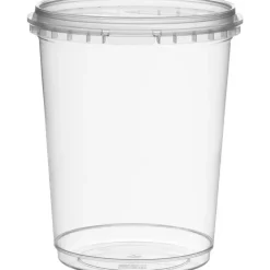 Condibøtte med låg - Combi - 1025 ml - klar - 180 stk
