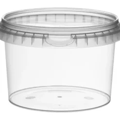 Condibøtte med låg - Combi - 565 ml - Ø118x8 cm - Klar - 264 stk