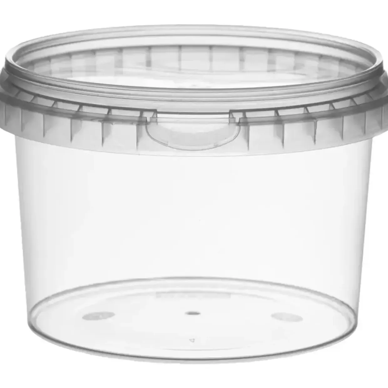 Condibøtte med låg - Combi - 565 ml - Ø118x8 cm - Klar - 264 stk