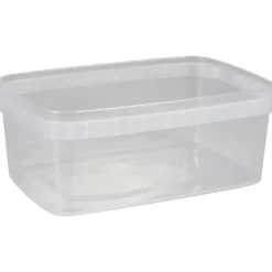 Condibøtte uden låg 19,2x12,9x7,3cm 1200 ml klar PP 1-rums - 135 stk