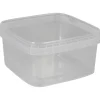 Condibøtte uden låg 12,8x12,8x6,5cm 680 ml klar PP 1-rums - 240 stk