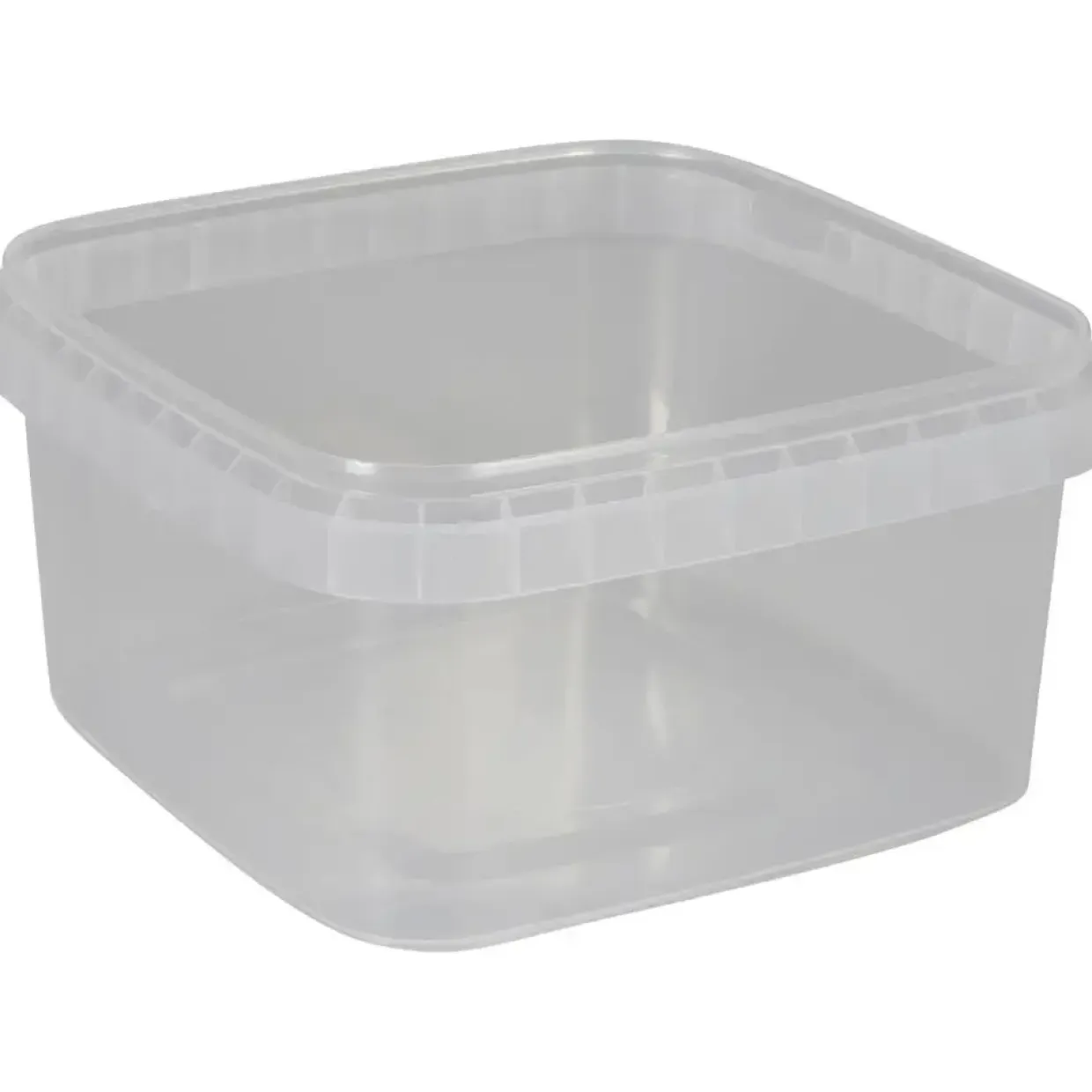 Condibøtte uden låg 12,8x12,8x6,5cm 680 ml klar PP 1-rums - 240 stk