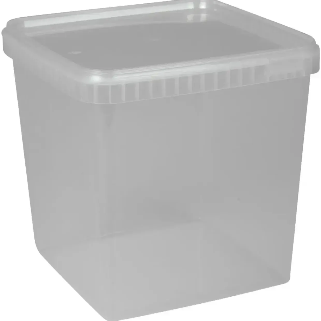 Condibøtte uden låg 19,2x19,2x19,1cm 5000 ml klar PP 1-rums - 7 stk