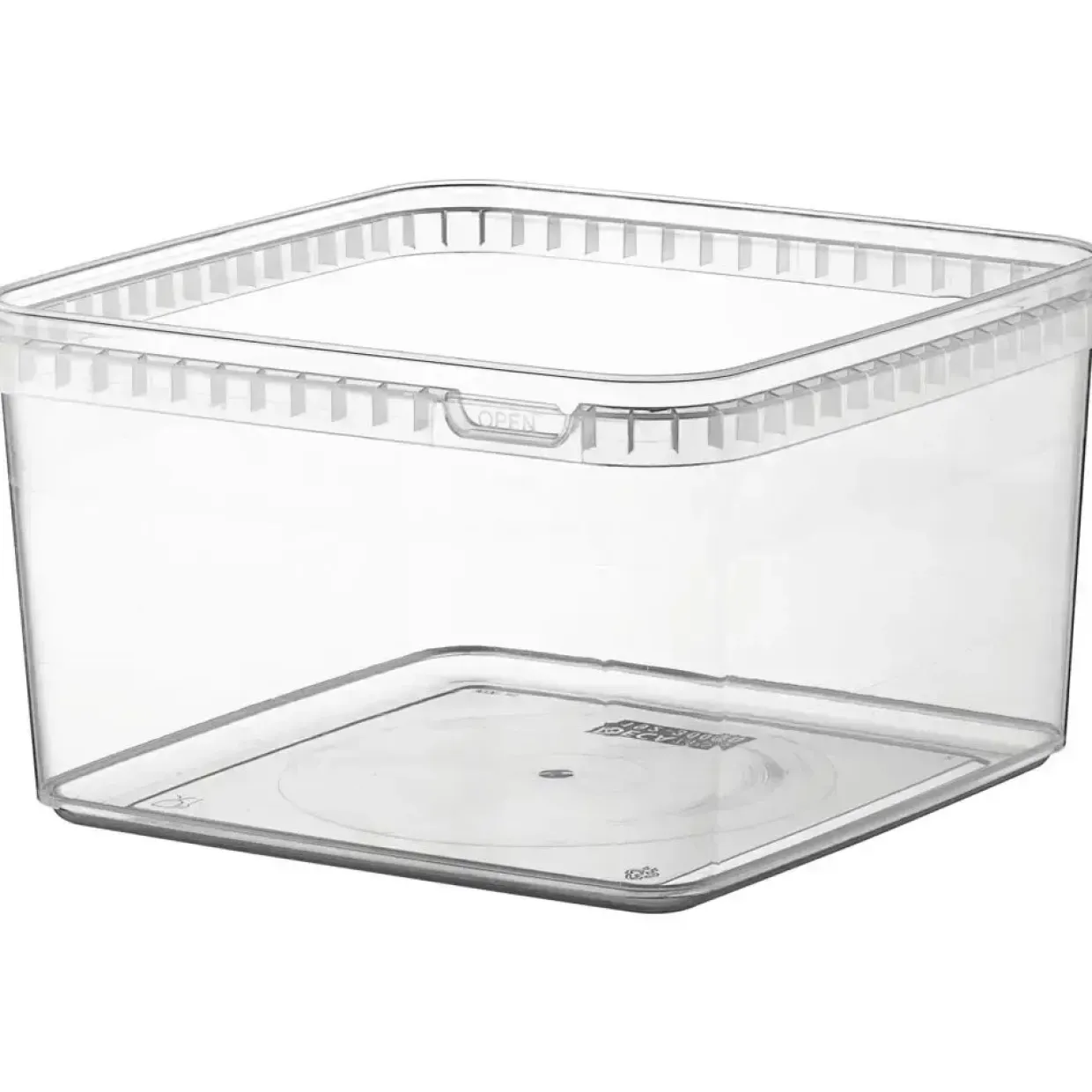 Condibøtte uden låg 19,2x19,2x11,2cm 3000 ml - 84 stk