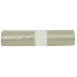 Containersæk i klar plastik 180 liter - 1140 x 1500 mm - 12 ruller