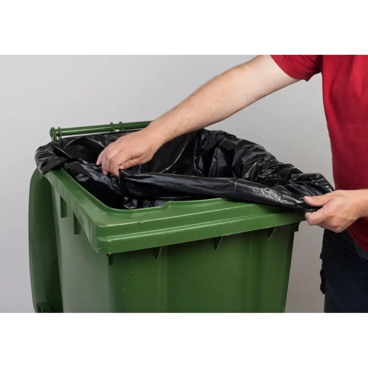 Containersæk i plastik - 10 ruller