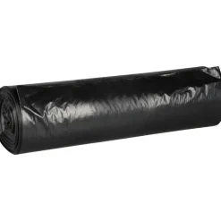 Containersæk, 180 l, sort, LDPE/genanvendt, 114x150cm - 12 ruller