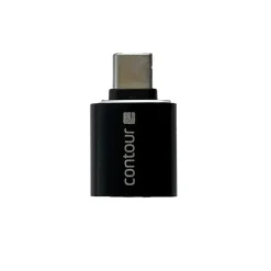 Contour USB-A to USB-C adapter, Black