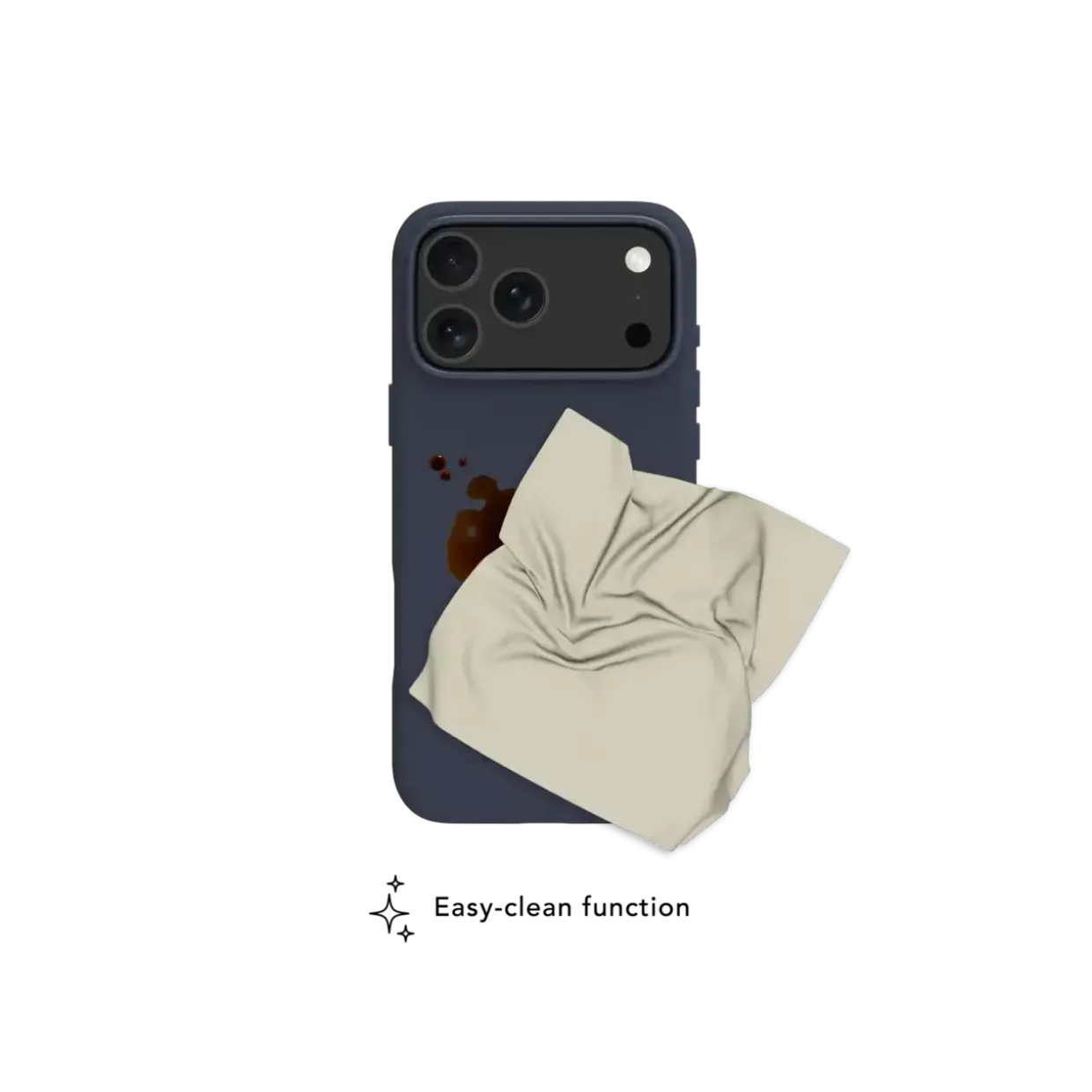 Cover - Dbramante1928 - Roskilde - MS Kick ICON - iPhone 17 Pro - Blå