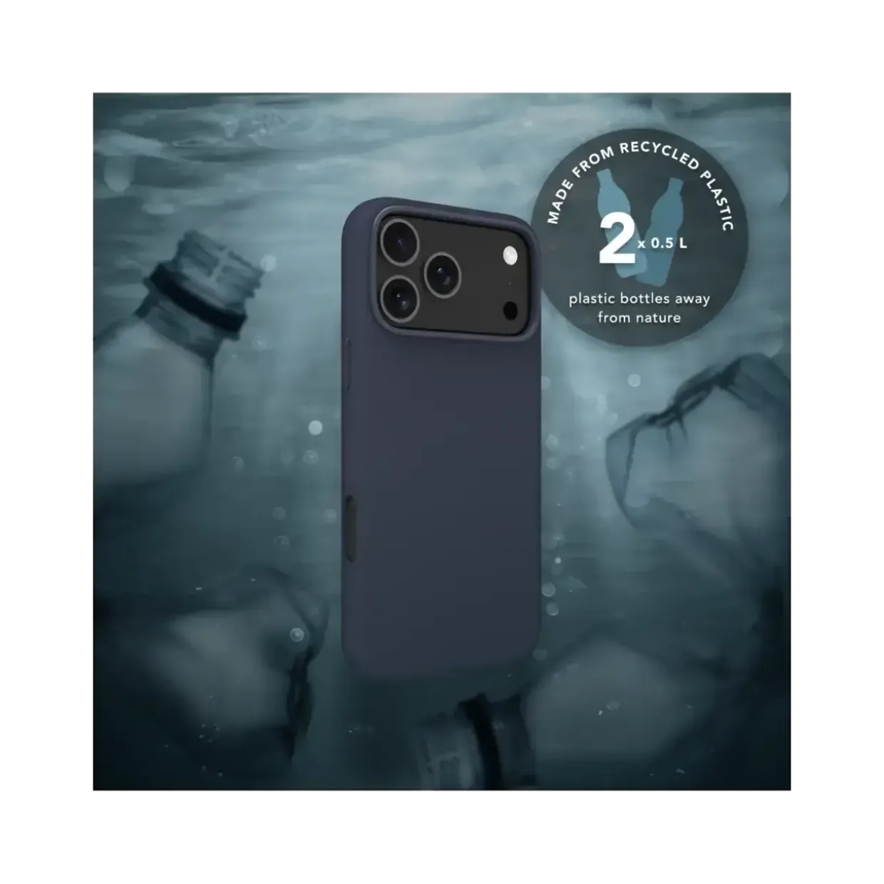Cover - Dbramante1928 - Roskilde - MS Kick ICON - iPhone 17 Pro - Blå