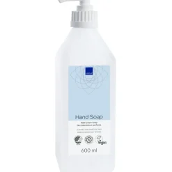 Cremesæbe, mild, ABENA, 600 ml, uden farve og parfume - 8 stk