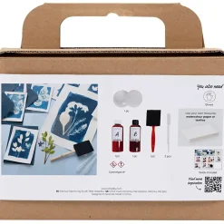 Cyanotypi kit - tilbehør - blå - 1 pk