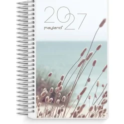 Dagkalender mini m/4 illu. - 103x130mm - Spiral - PP-plast - 2027 - Mayland - 27230500