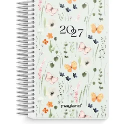Dagkalender mini m/4 illu. - 103x130mm - Spiral - PP-plast - 2027 - Mayland - 27230500