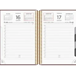 Dagkalender - Trend - 137x179mm - Spiral - Bordeaux - 2027 - Mayland - 27210050