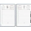 Dagkalender - 138x177mm - Spiral - PP-plast - Blå - 2027 - Mayland - 27210020