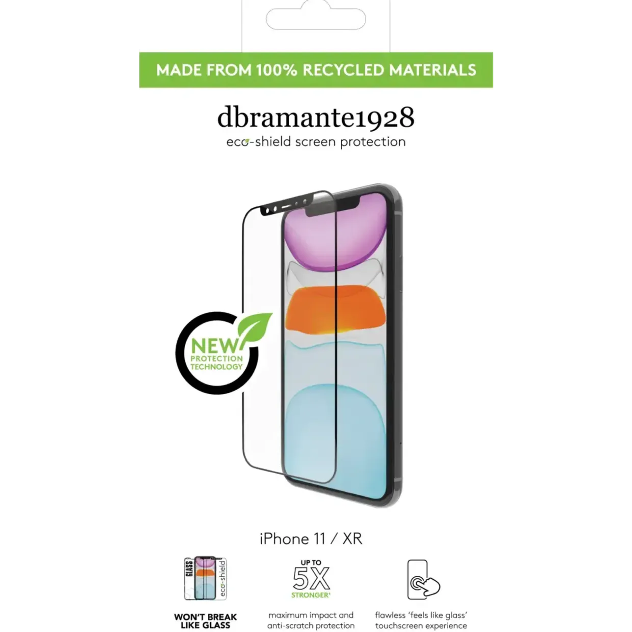 Dbramante1928 eco-shield - iPhone 11/XR - Sort kant