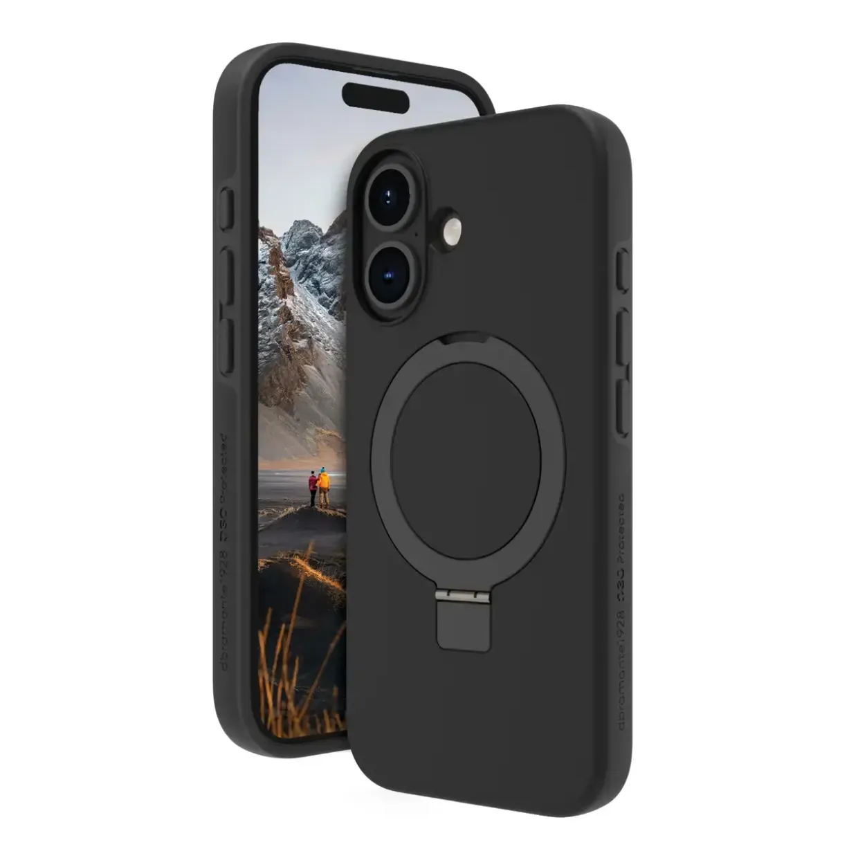 Dbramante1928 Iceland Ultra D3O MS Kick - iPhone 16 - Black