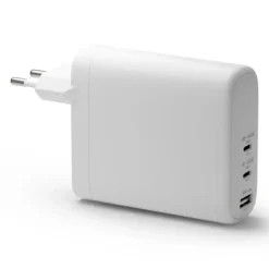 Dbramante1928 Wall Charger - USB-C 140W+100W+30W EU, White