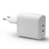 Dbramante1928 Wall Charger - 2x USB-C 25W EU, White