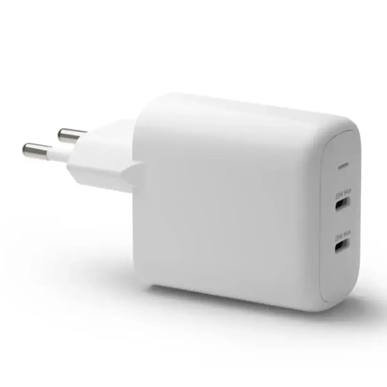 Dbramante1928 Wall Charger - 2x USB-C 25W EU, White
