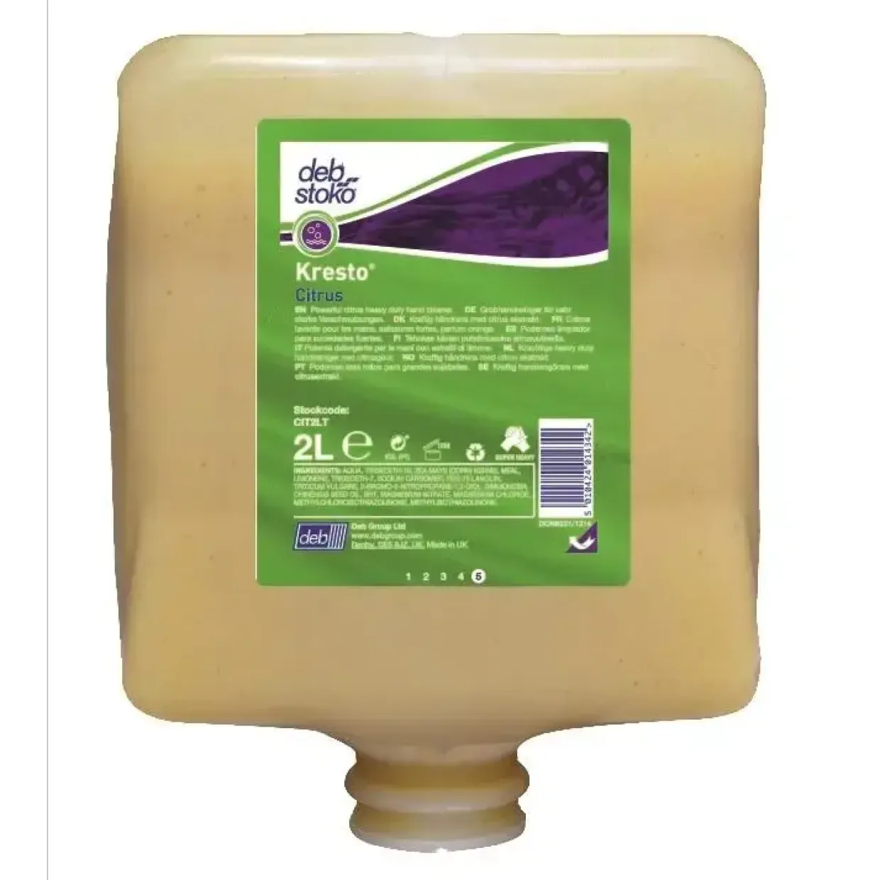 Deb Stoko Kresto Citrus Håndrens CIT2LT - 2 liter refill