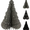 Dekorationstræ, 40cm, pap, 3 assorterede farver - 6 stk