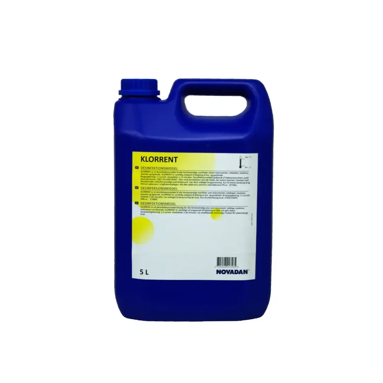 Desinfektionsmiddel - Novadan Klorrent - 5 liter